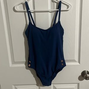 Blue One piece swim suit